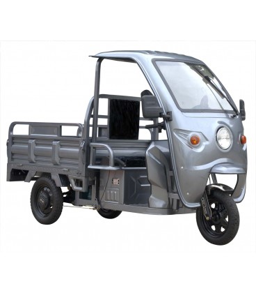 Elektro-Lastendreirad "Cargo Cruiser Dach" 25/45 km/h, 72V/65 Ah Blei-Gel-Akku – Bild 2