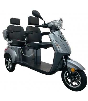 Elektromobil VITA CARE 2000 Li, 25 km/h, light grey, 2 Personen – Bild 2