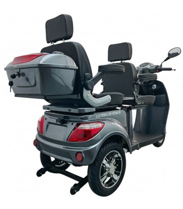 Elektromobil VITA CARE 2000 Li, 25 km/h, light grey, 2 Personen – Bild 3