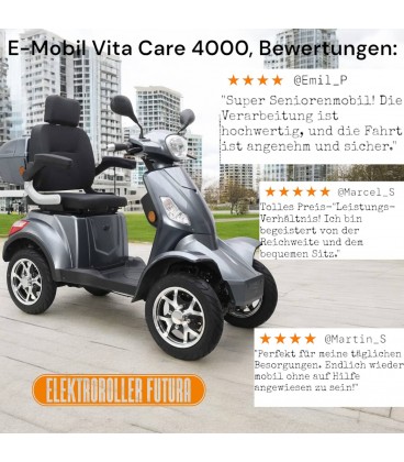 Elektromobil VITA CARE 4000, Blei-Gel, Dach, 25 km/h – Bild 3